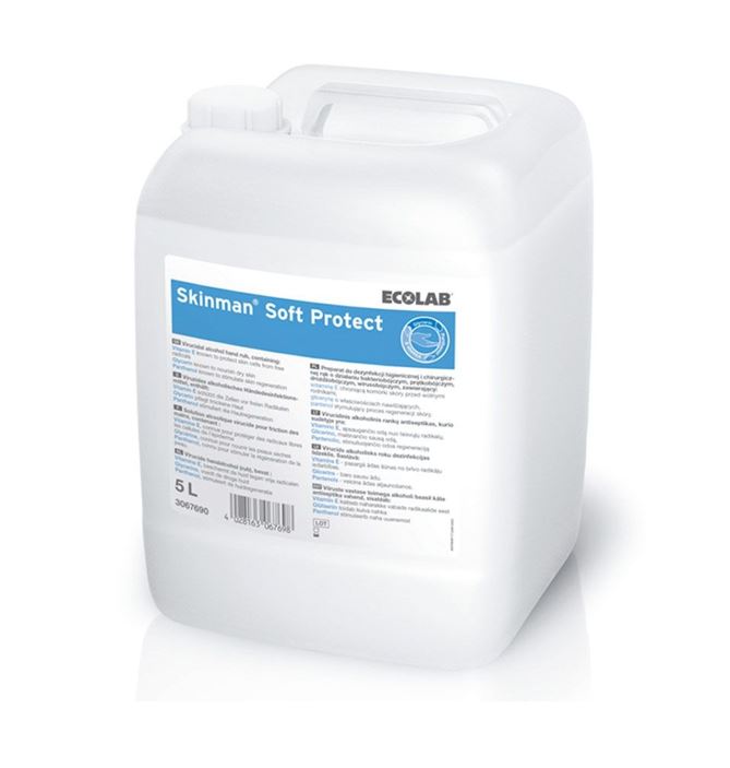 Dezinfectant virucid pentru maini  Skinman Soft Protect  Ecolab  5 l-Aviz biocid